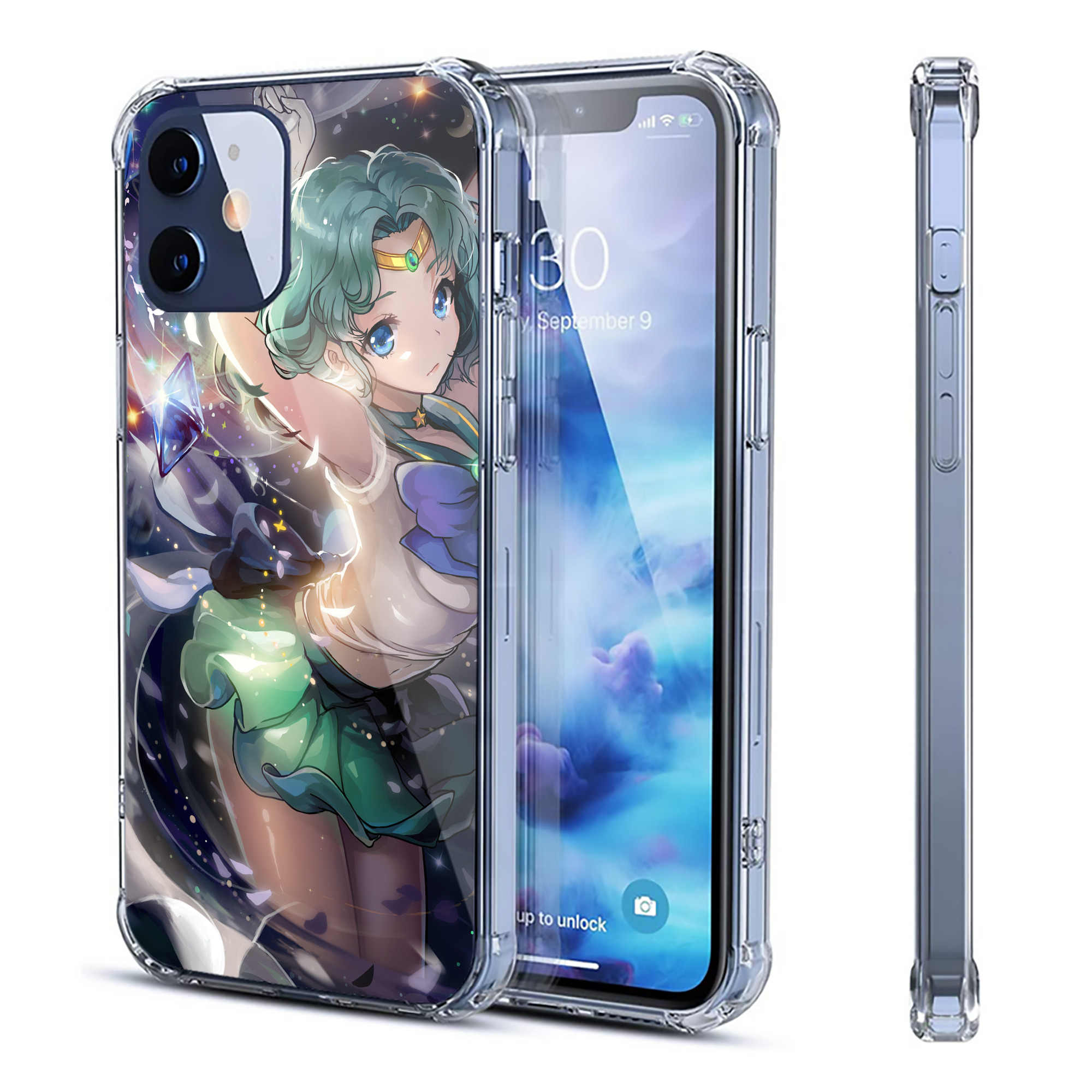 （画像用） 美少女戦士セーラームーン Sailor Moon 【iPhone 12シリーズ対応】透明スマホケース（クリアソフトケース）